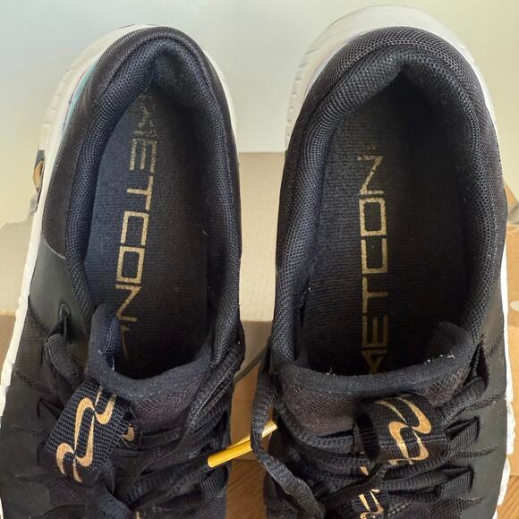 Nike Free Metcon 5 Black/ Fireberry Gold Women Running Sneakers - SZ 8.5 - Picture 7 of 13